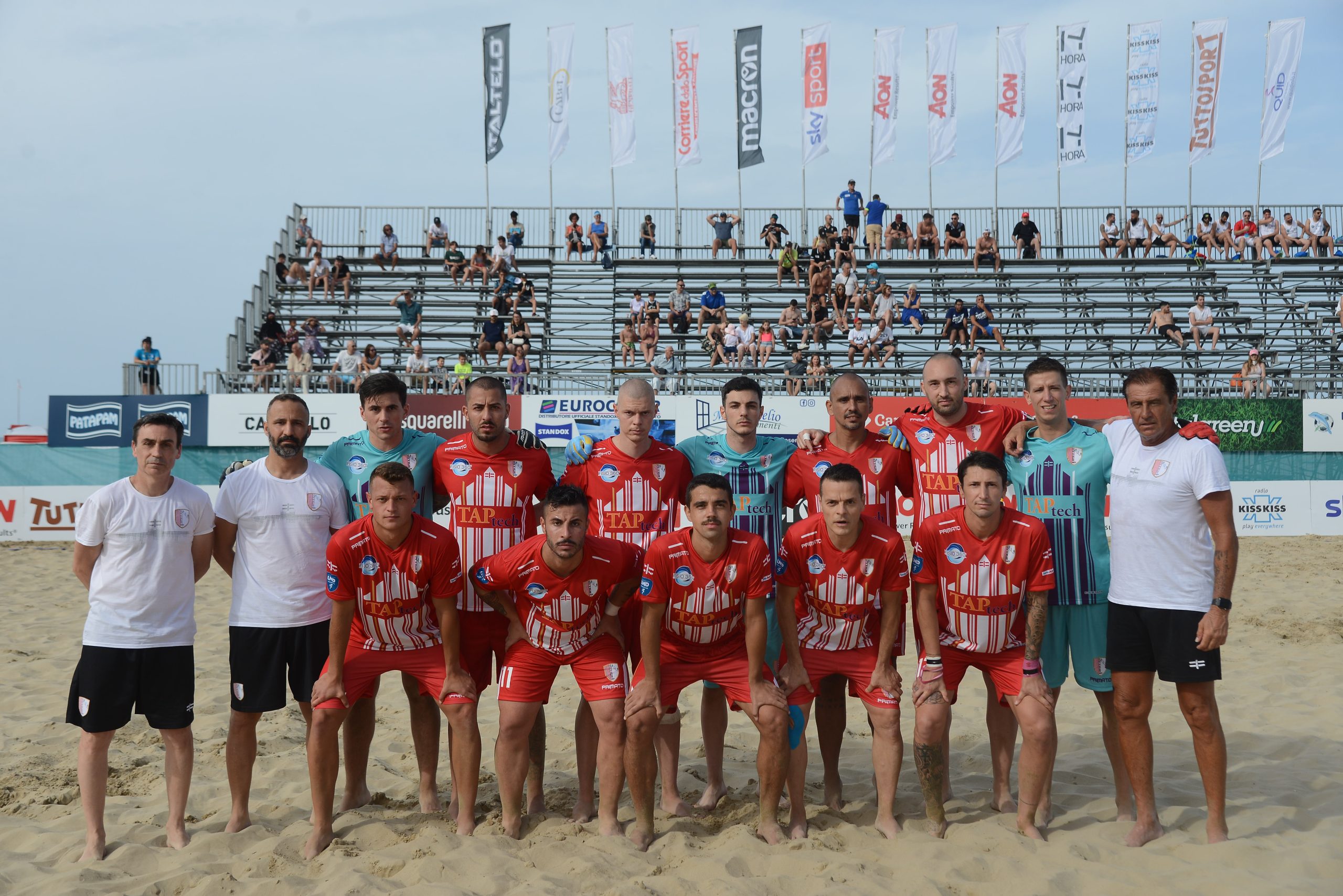Città-di-Milano-Beach-Soccer-serie-AON-2022- Cagliari-team-Pescara